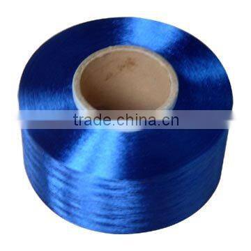 Polyester flat yarn dope dyed finished