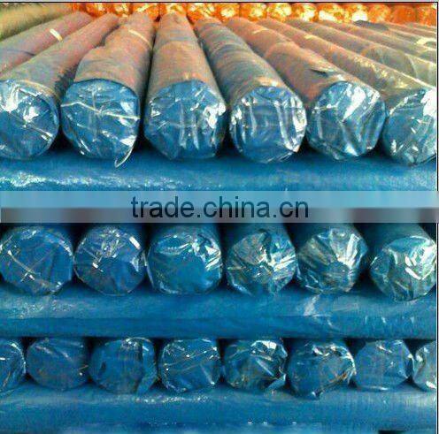 PE blue tarpaulin in rolls