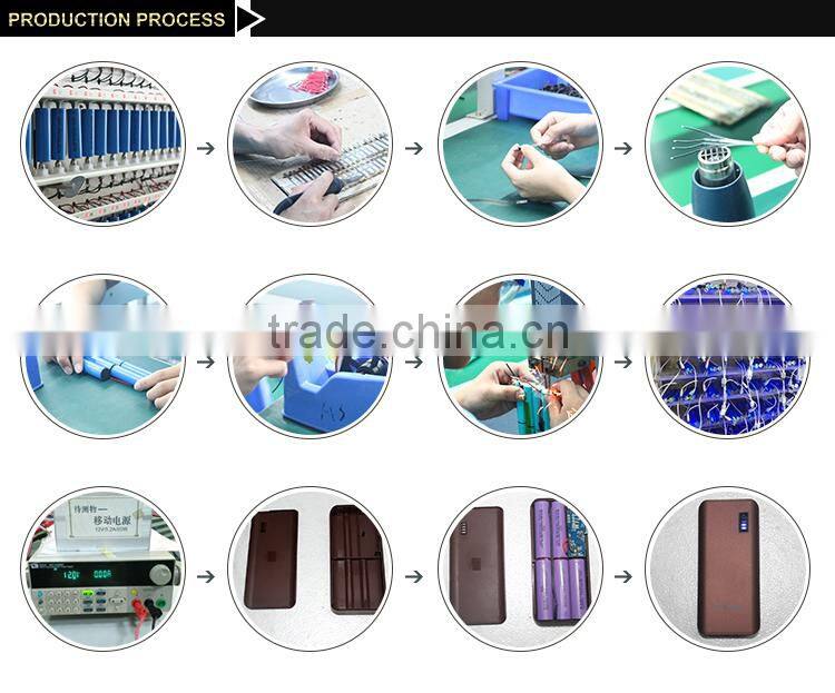 Fast charging light weight high efficiency 13000mah portable mobile tablet power bank