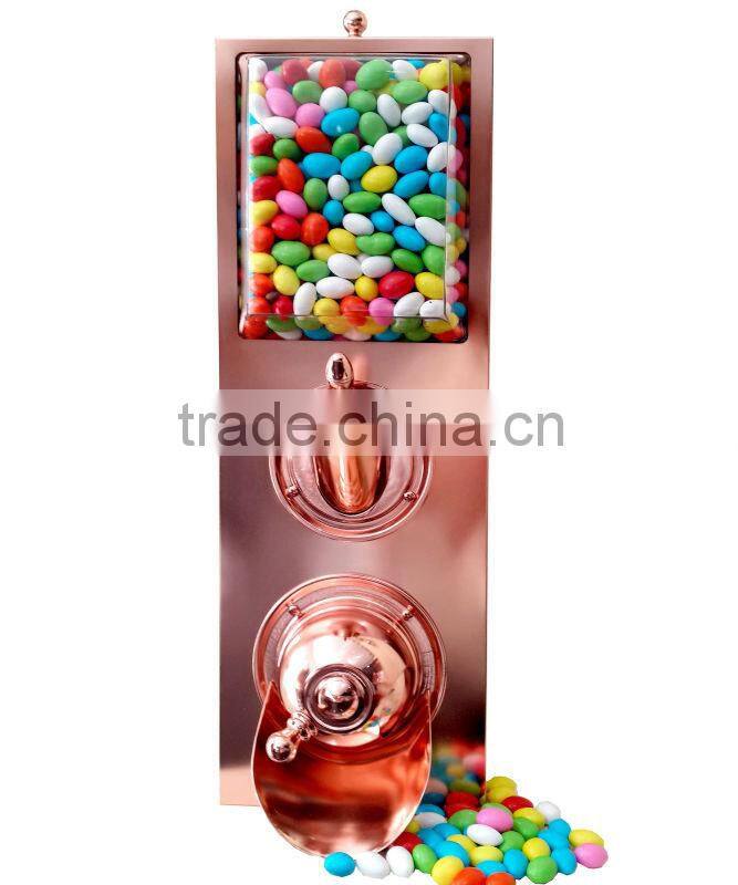 Coffee Bean Dispenser/Coffee Bean Silo/ High Qualified Brass Plated Coffee Silo With Scoop KBN80