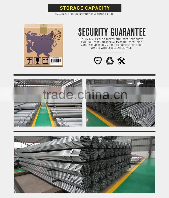 Tianjin Yuehuajun TSX_G3048 galvanized steel pipe for greenhouse frame