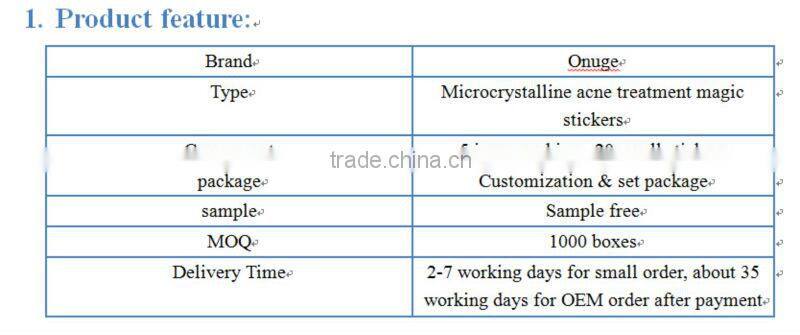 new and innovaitve Ance treatment health care magic stickers face mask best selling products