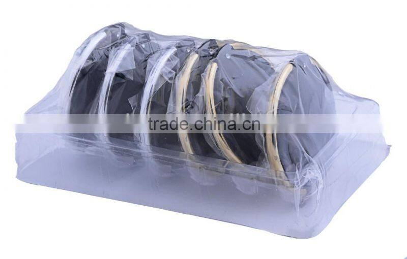 Rectangle aluminum girls' compact mirror promotional