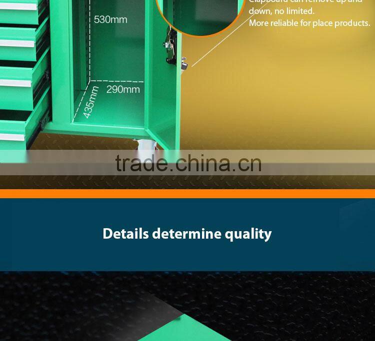 LAOA heavy duty tool trolley with support plate 5drawers tool trolley