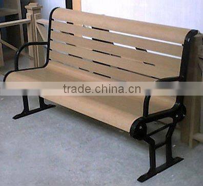 good quality durability wood plastic composite garden bench