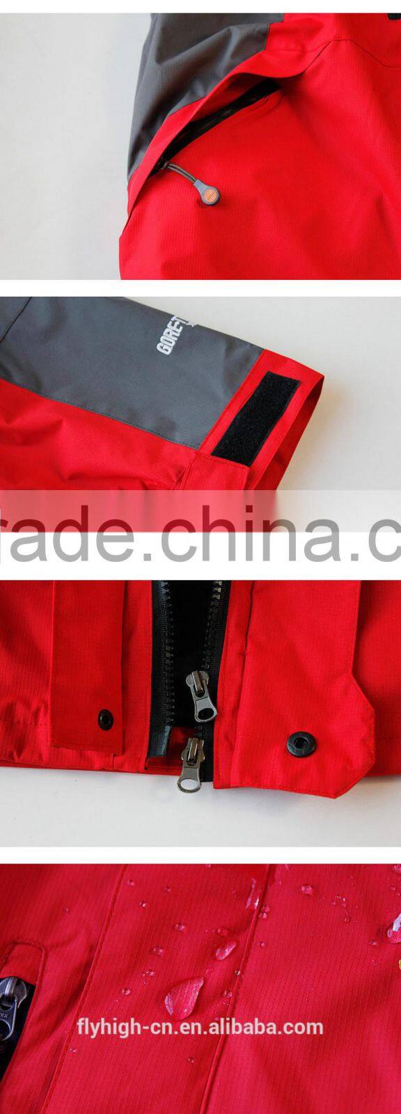 Unisex fashion polyester water proof wind proof custom raincoats