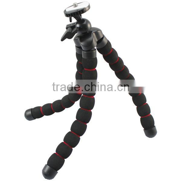 Portable 1/4 Screw Foam Coating Flexible Tripod Stand Holder for Digital Camera DV