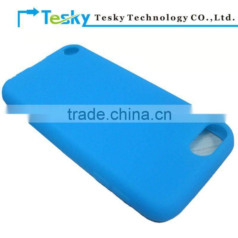 colorful soft silicon rubber skin cases cover for apple ipod touch 5