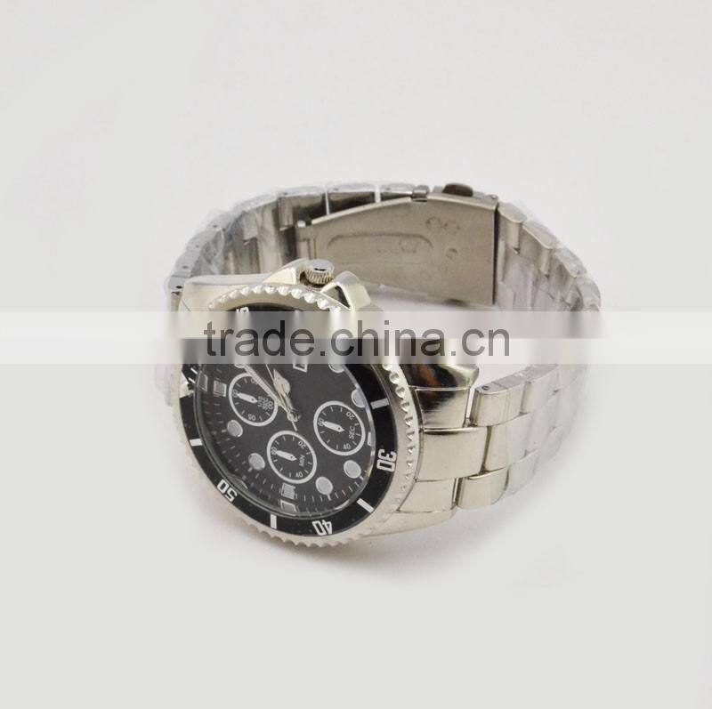 Vintage big case watch man roles quartz watch water resistant