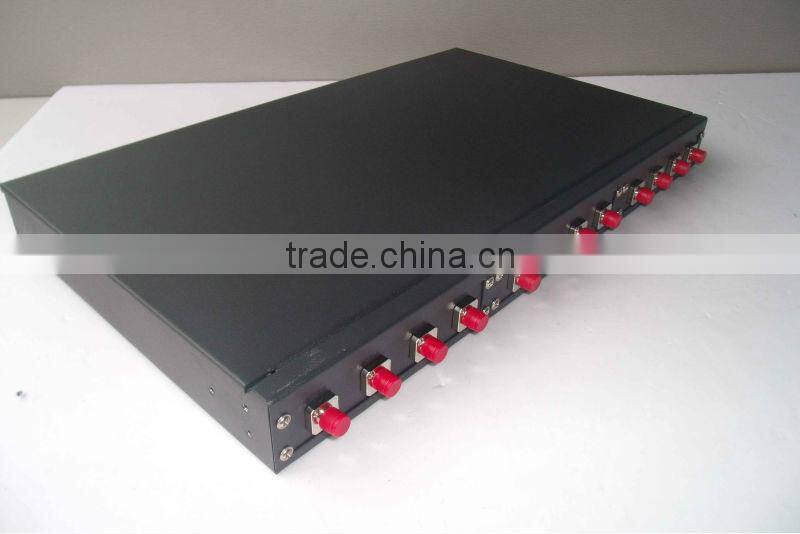 12 FC Cores Fixed rack mounting 1U Fiber Optical Distribution Frame(ODF)