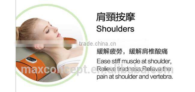hot sale vibrating shiatsu massage pillow