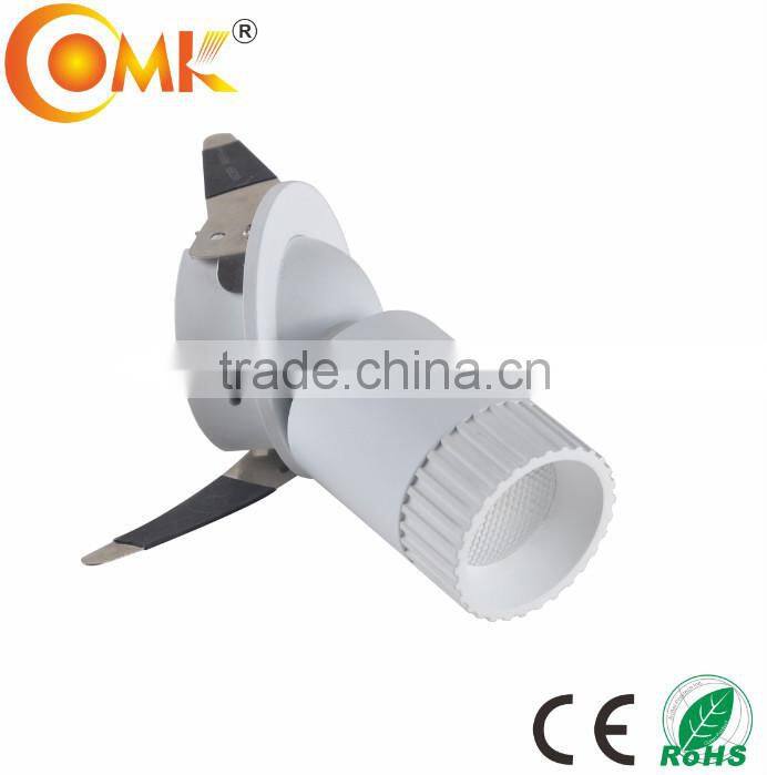 7W cob led spot light with dimmable driver OMK-S001