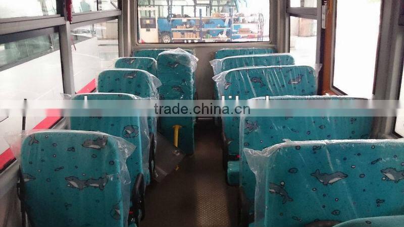China 5.2m new yellow school bus with gasoline engine for sale