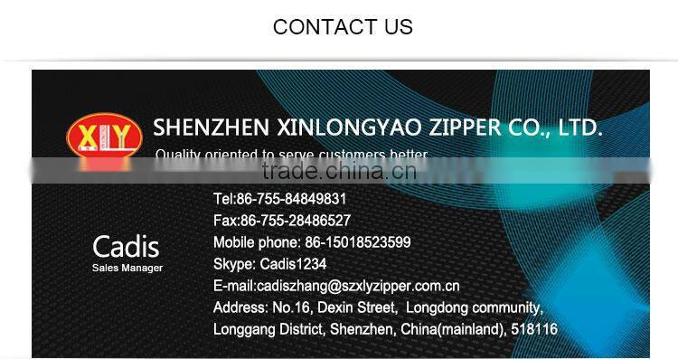 New design unique design good quality LFC zipper