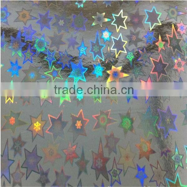 holographic laser metalized paper