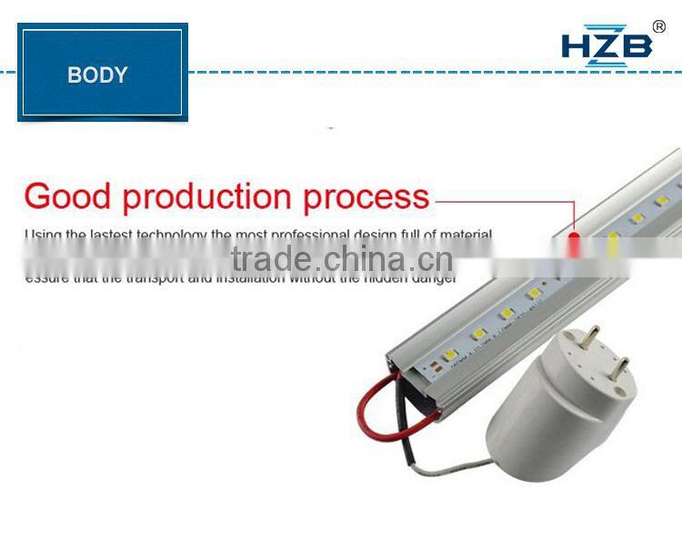 2015 new xxx com tube t8 led sensor halogen tube replacement 60cm