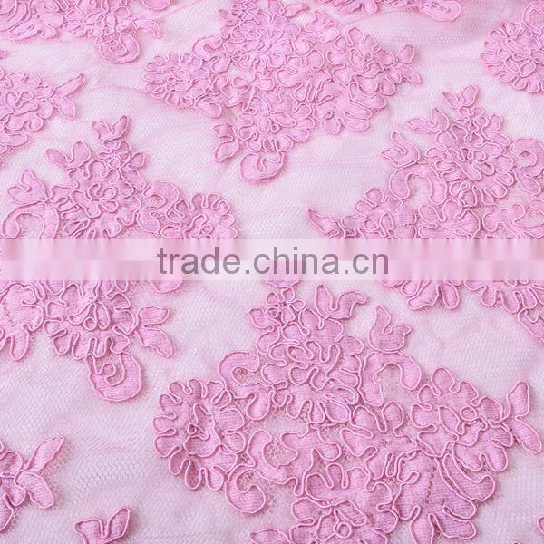 2016 cord embroidery design african guipure lace fabric