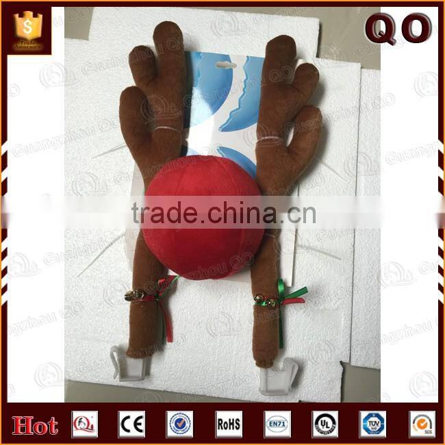 Christmas ornament red nose and deer antlers for sale