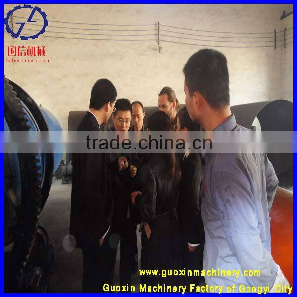 Competitive price Q345 steel 1.5m*15m palm fiber rotary dryer with CE certificate