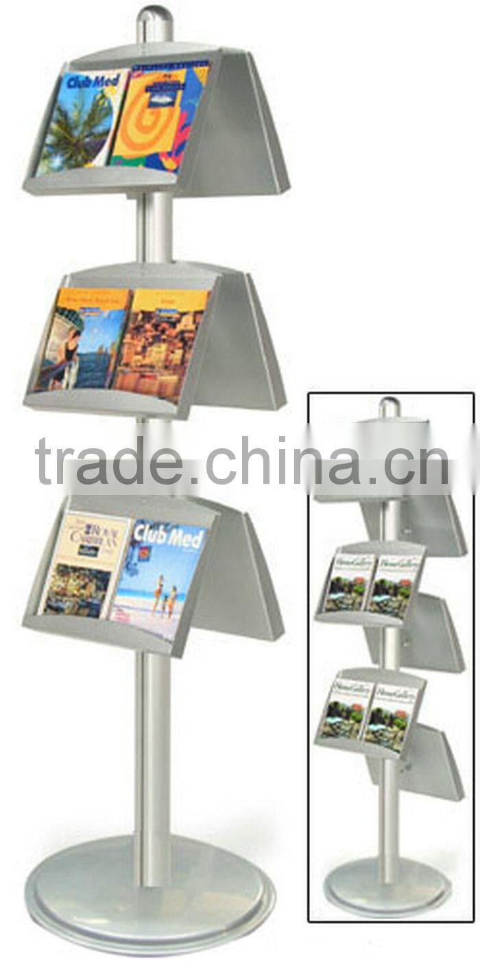 4 tire aluminum poster stand