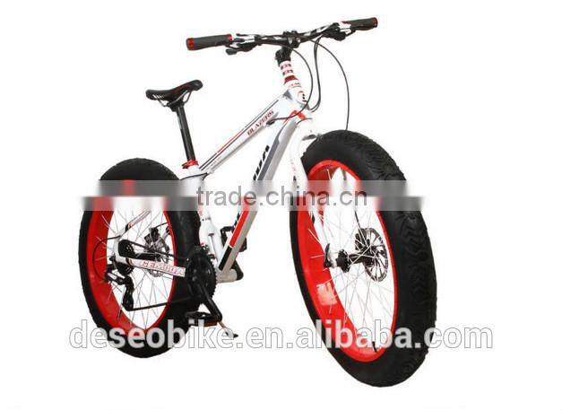 2016 new design 21 speed mountain bike fat tire bike made in china