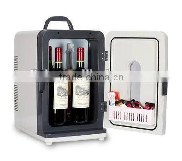 Portable Mini car Fridge with two beverage holder 18L car fridge