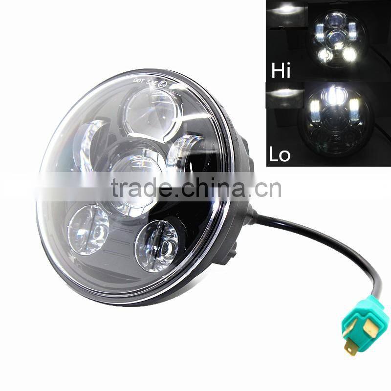 5-3/4" 45w 5.75" Motorcycle Projector led headlight for Harley Sportster,Street Bob FXDB, Iron883, Dyna
