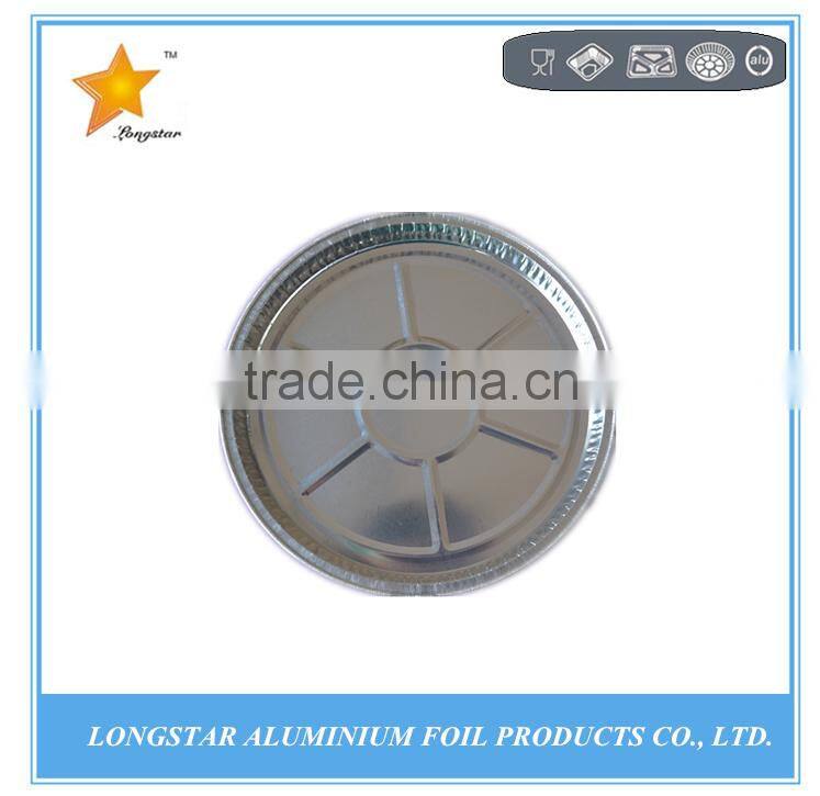 Food grade aluminium foil roundness alu pan for pizza