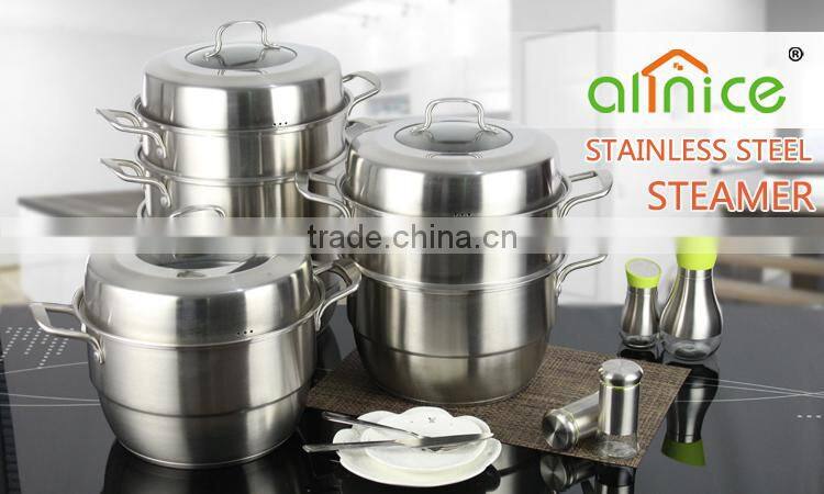 Allnice- German Quality standard high quality steamer pots with matt finish