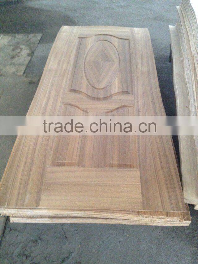 wood veneer door skin/teak wood door skin/molded melamine door skin