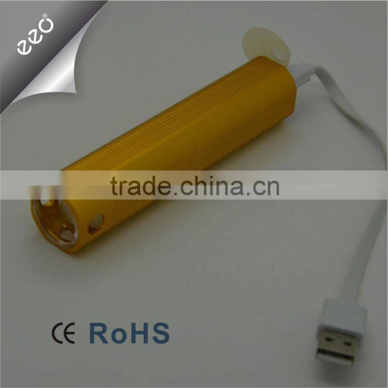 Led usb flashlight Usb torch light Led flashlight with usb charger