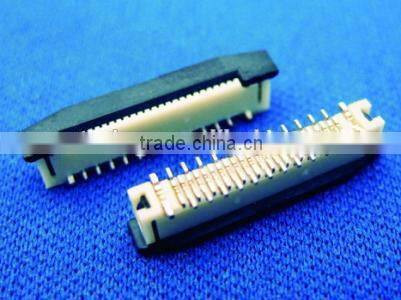 1.00mm Pitch FFC/FPC Connector With Zif-Lock Type Straight Pin
