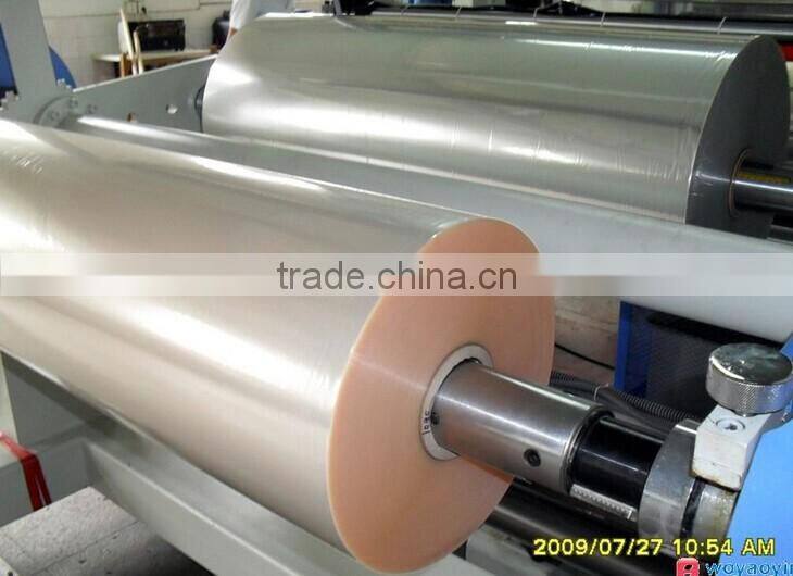 High Quality Clear Gloss Printing Bopp Film with Glue Adhesive Jumbo Roll
