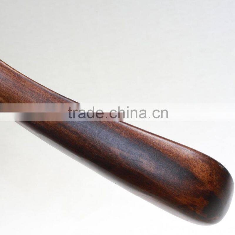 QD-E53 antique wood coat hangers for clothes display
