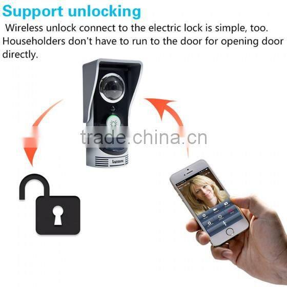 Best price smart home detection wifi doorbell camera with recorder/CJDB-1 wifi doorbell