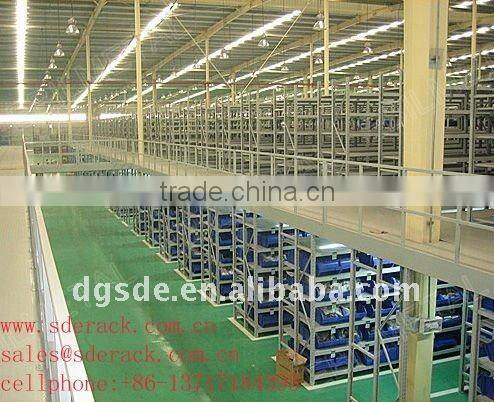 raised steel structure mezzanine floor with TUV