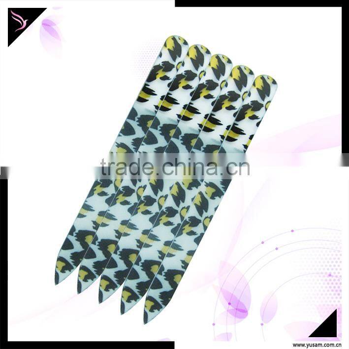 Durable crystal glass nail file buffer/ art file tools/ wholesale supplier glass nail file