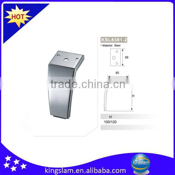 Brushed steel furniture hardware sofa legs KSL8429