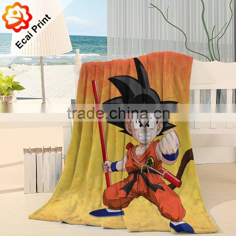 Wholesale home printing custom made fur blanket