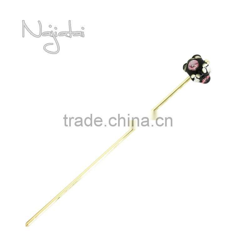 For Buns Sale Japanese Kanzashi Kimono Hair Stick Chinese Blue Hairpin