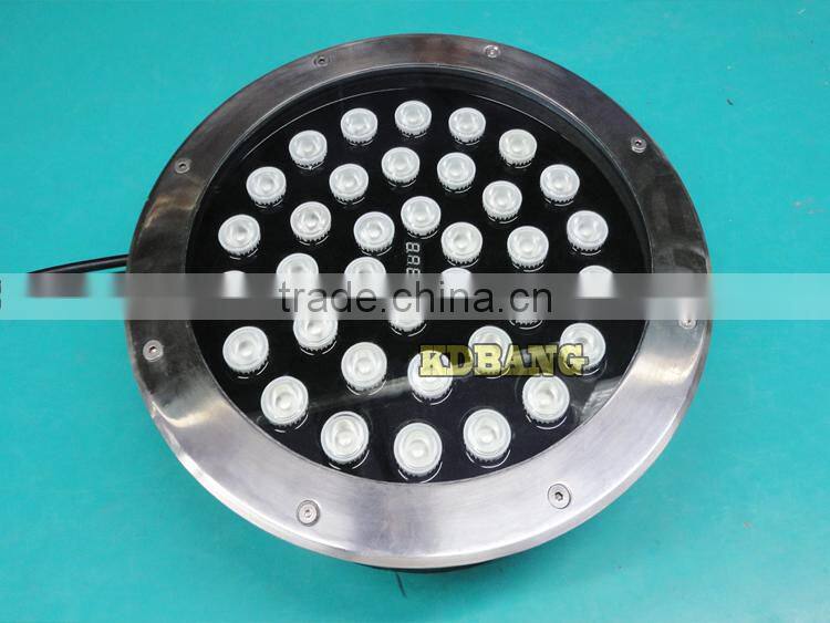 DMX 512 lighting waterproof ip67 36w led rgb inground light