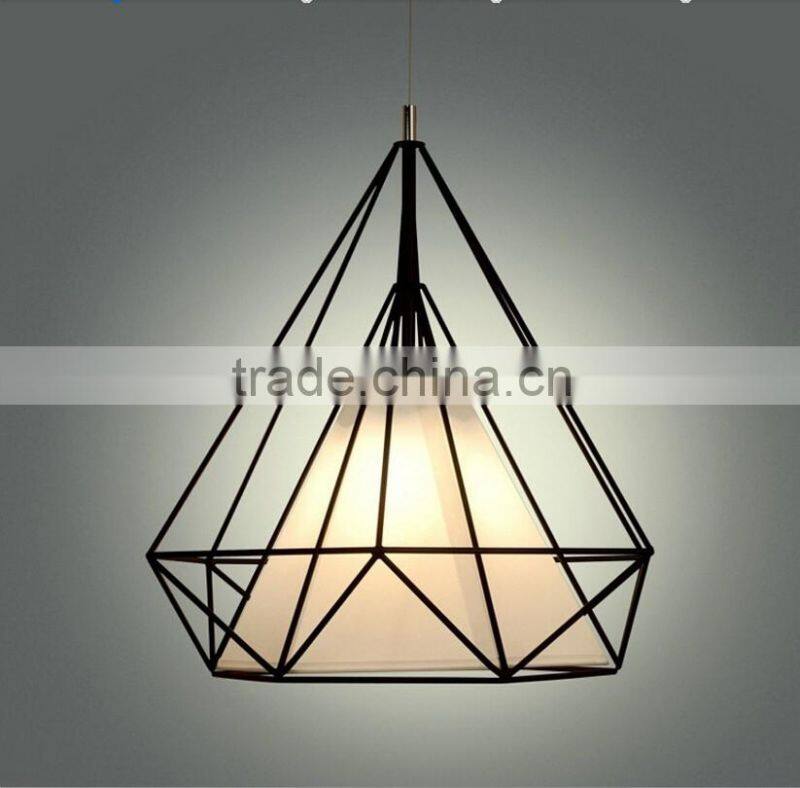 2016 Hot selling modern white glass dinning room pendant light for kitchen