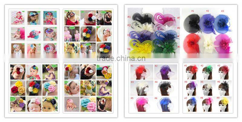 Most popular baby girls hair bow,beautiful kids hair band,pretty girls feather headband hair bow