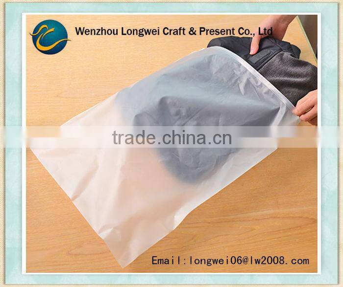 clear storage plastic pouch/pencil pouch/velvet pouch