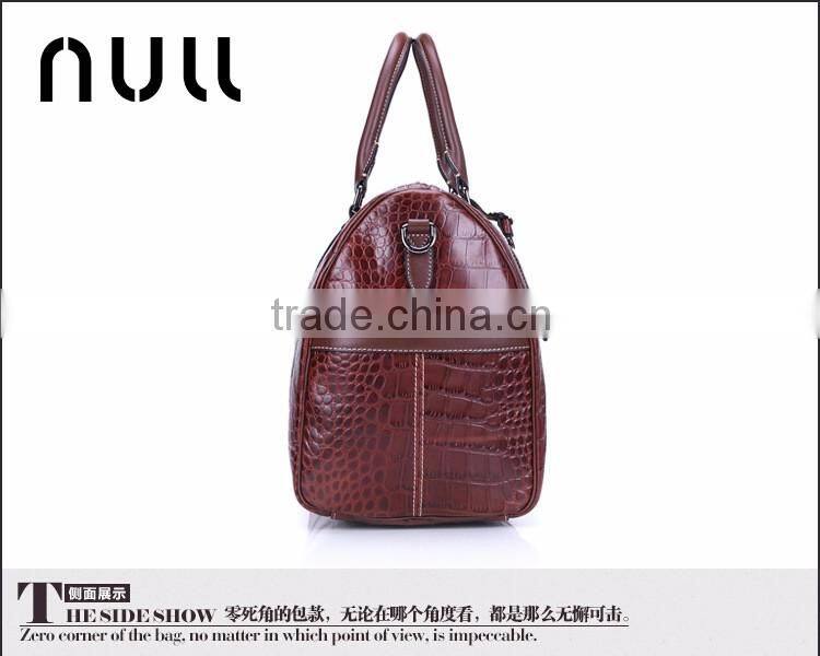 Mens Tote Travel Genuine Leather Oversized Wear-resist Travel Duffle Weekend Bag