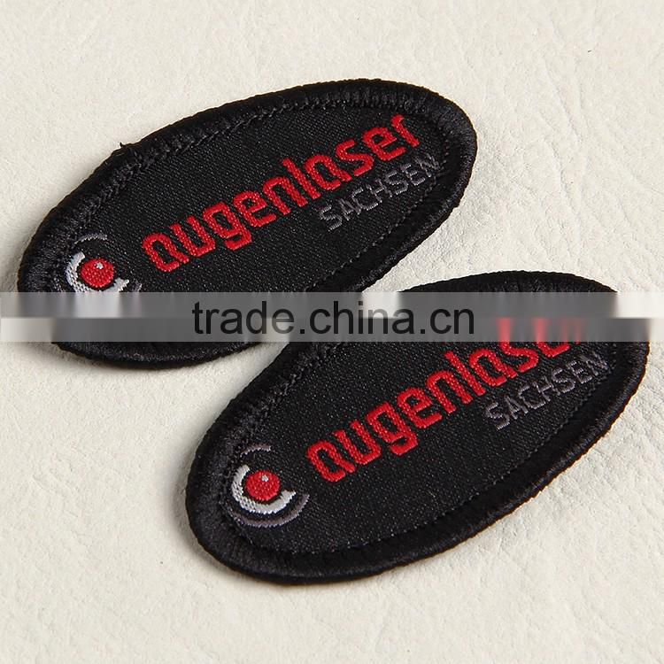 China BSCI recognized factory supply woven badge for men's outdoor alpine jackets