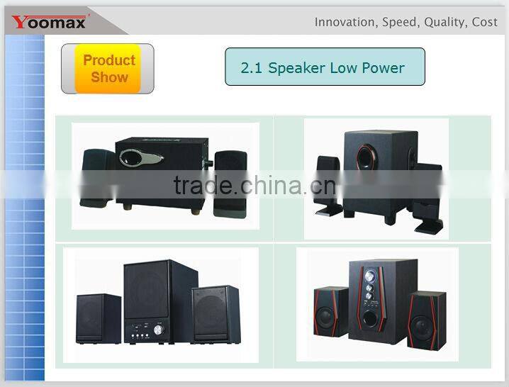 China 3.1 home theater speaker system - high power,USB,SD,FM remote control,LED Display