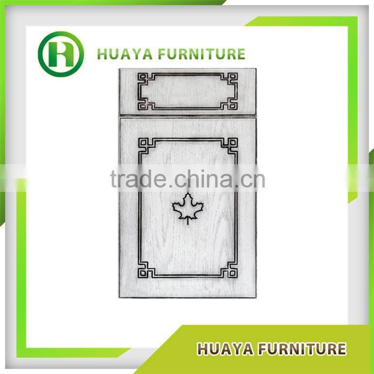 Interior Decoration mdf interior white gloss pvc mdf kitchen cabinet doors