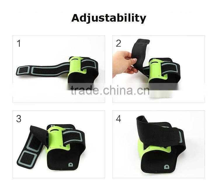 2016 Newly Design elastic armband bag neoprene armband phone pouch