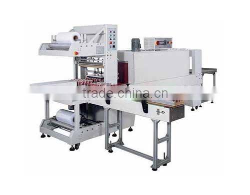automatic beverage heat shrink sleeve wrapping machine with pe shrinkable film